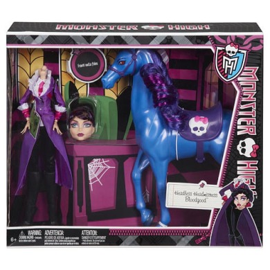 Monster High, Директрисса Бладгуд без головы и ее конь, игровой набор